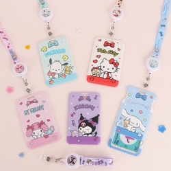 Sanrio Lanyard Necklace Transit Card Wallet