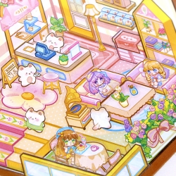 3D Room Decoration Stickers, Random