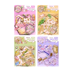 3D Room Decoration Stickers, Random