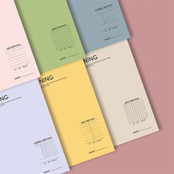 Beginning Twin Ring Notebook B5_grid