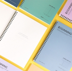 Beginning Twin Ring Notebook B5_grid