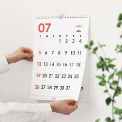 Gi-Bon 18months A3 Wall Calendar
