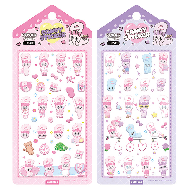 Esther Bunny Candy Sticker Set Vol.1