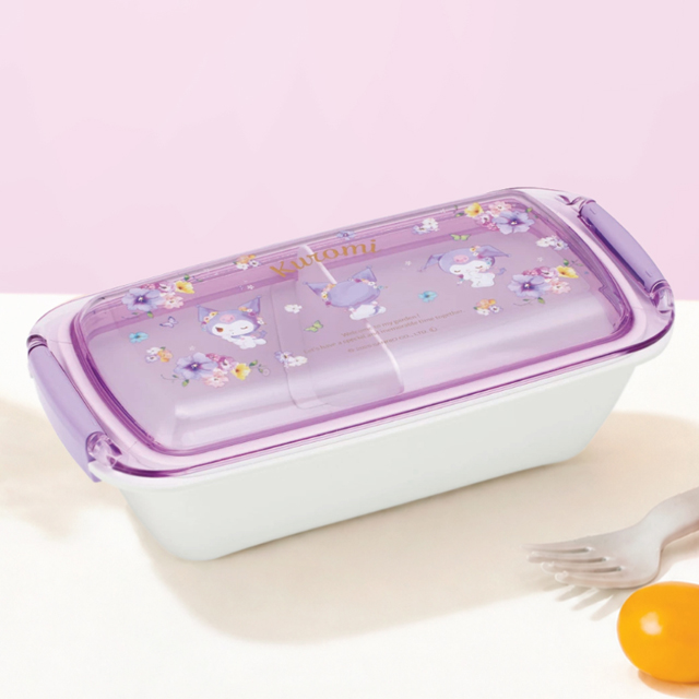 Kuromi Pastel Blossom Easy-to-Clean Lunch Box 530ml