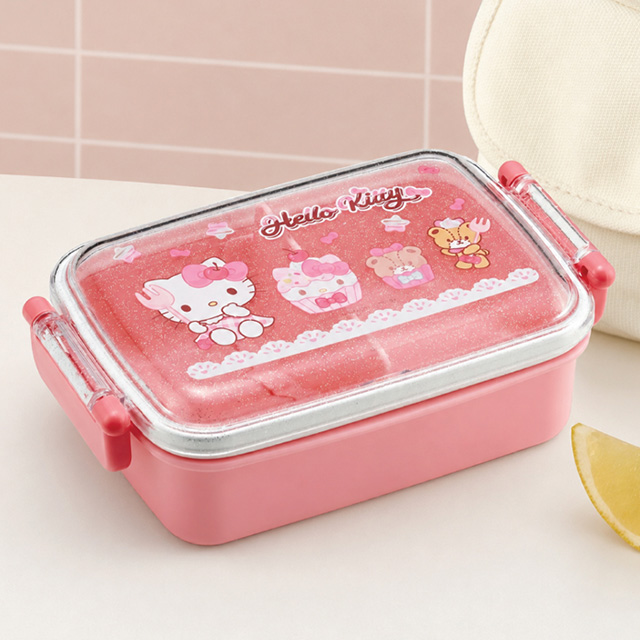 Hello Kitty Fancy 1-Tier Dome Square Lunch Box 450ml
