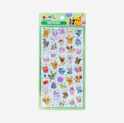 3D Crystal Sticker Pokemon Series