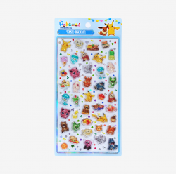 3D Crystal Sticker Pokemon Series