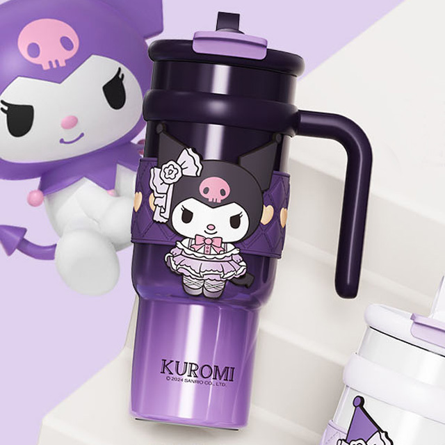 쿠로미 딥퍼플 대용량 투톤 텀블러 900ml