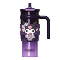 Kuromi Large Capacity Two-Tone Tumbler_Deep Purple