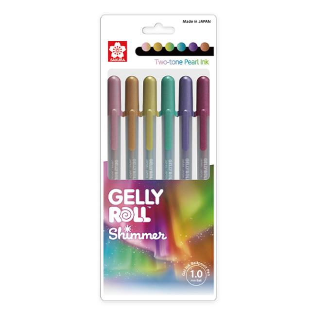 Gelly Roll Shimmer(1.0mm), 6Count
