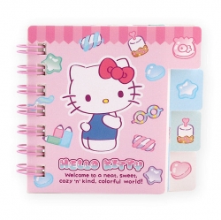 Sanrio Characters Mini Index Notebook - Hello Kitty