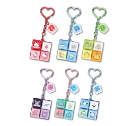 Sanrio LUCKY 4-Key Keycap Keyring