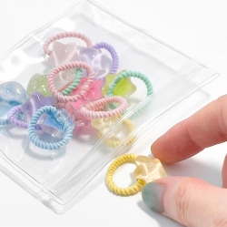 Sweet Pastel Hair Tie Set, Random