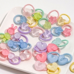 Sweet Pastel Hair Tie Set, Random