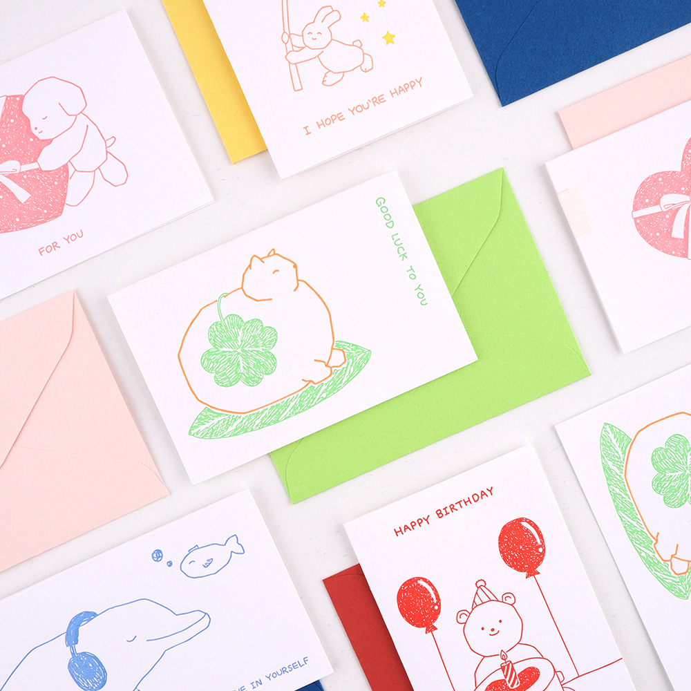 potato friends mini card