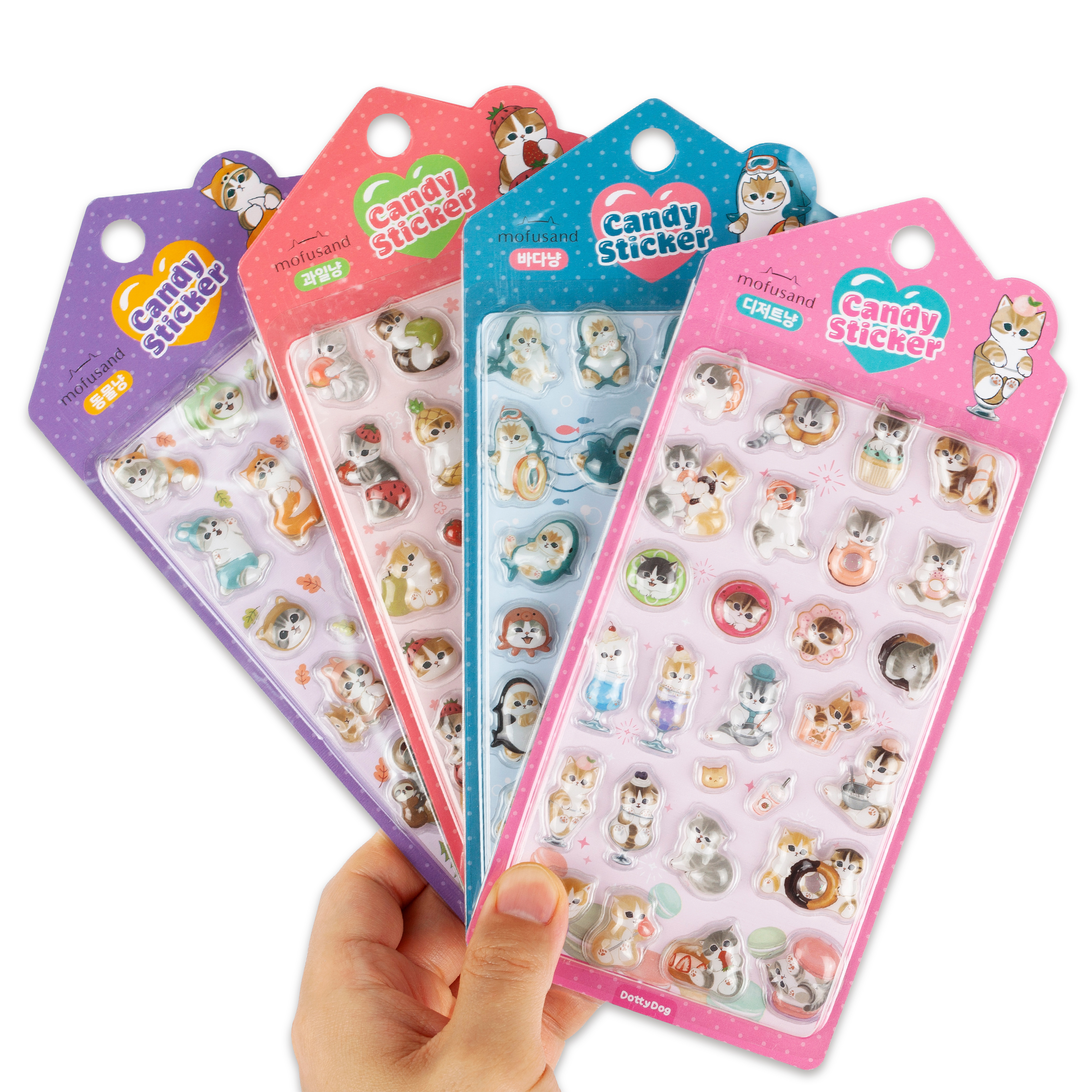 Mofusand Candy Sticker Set of 16
