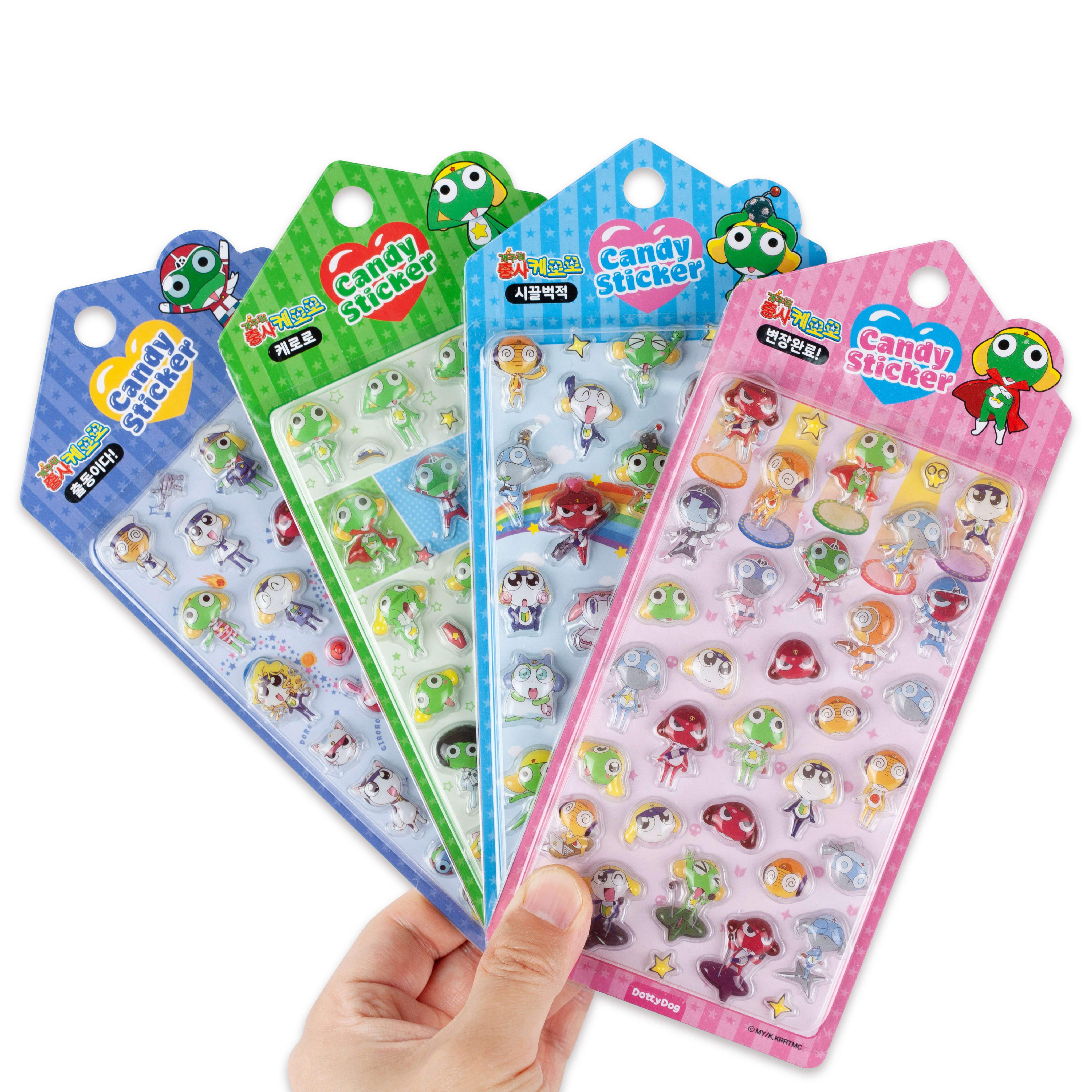 Keroro Candy Sticker Set of 16