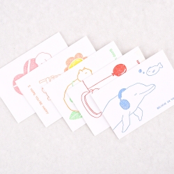 potato friends mini card