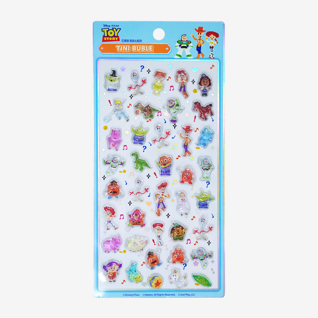 3D Tini Bubble Toystory Sticker