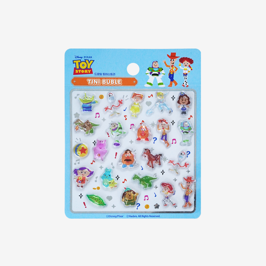3D Tini Bubble Toystory Sticker Mini