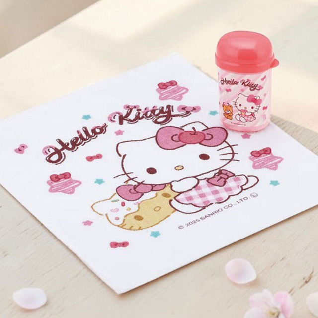 Hello Kitty Fancy Portable Handkerchief Set