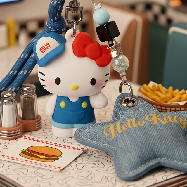 Hello Kitty American Vintage Keyring