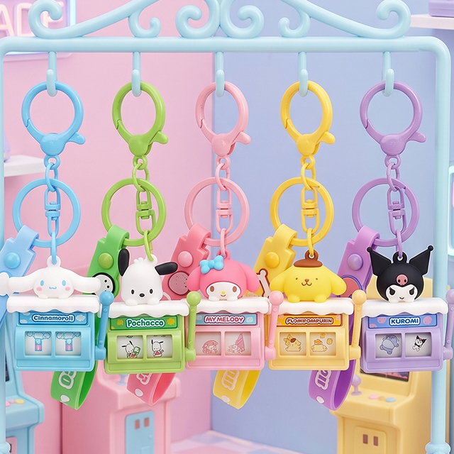 Sanrio Characters Rolling Rolling Keyring (Random)