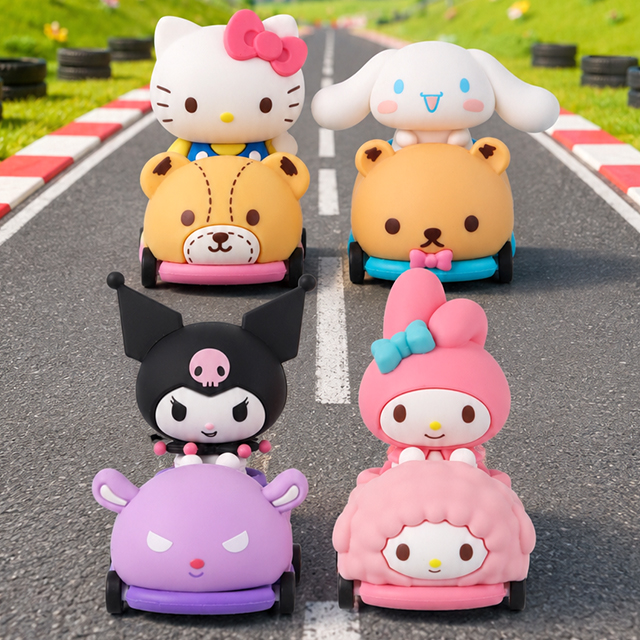 Sanrio Characters Sugar Candy Mini Car (Random)
