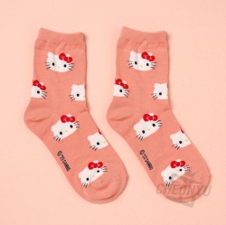 Hello Kitty Ikon Pattern Socks