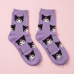 Kuromi Ikon Pattern Socks