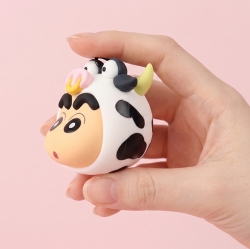 Crayon Shin-chan Face Figure Keyring (Random)