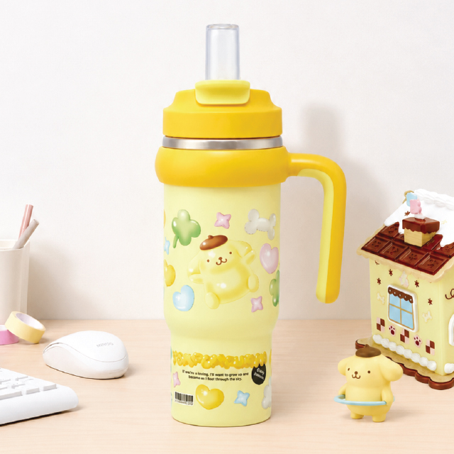 Pompompurin Puppy Balloon 2-Way Stainless Bottle 830ml
