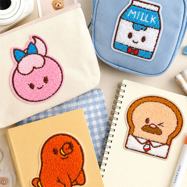 Bread Barbershop Fuzzy Patch Sticker, Random