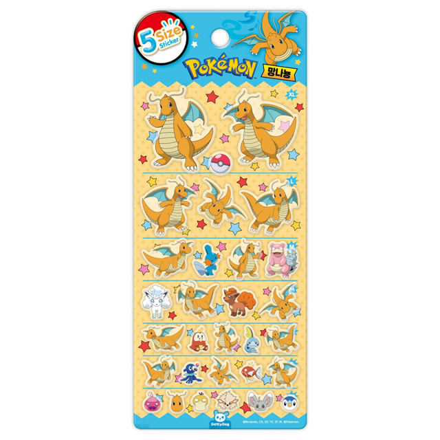 Pokemon 5-Size Sticker -