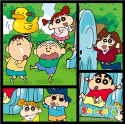 Crayon Shin-chan Jigsaw Puzzle 500 Pieces – Friends at the Playground