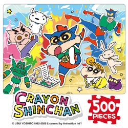 Crayon Shin-chan Jigsaw Puzzle 500 Pieces – Birth of a Hero