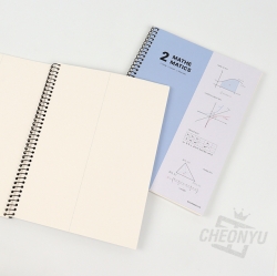 Oh-moknuni 2-Column Math Spiral Workbook