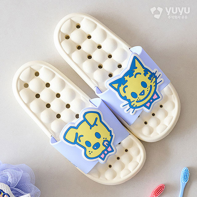 Osamu Goods 3D Bathroom Slippers Blue