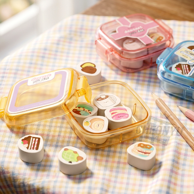 Dessert Gift Set Eraser 18ea, Random