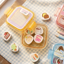 Dessert Gift Set Eraser 18ea, Random