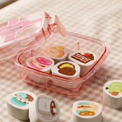 Dessert Gift Set Eraser 18ea, Random