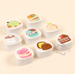 Dessert Gift Set Eraser 18ea, Random
