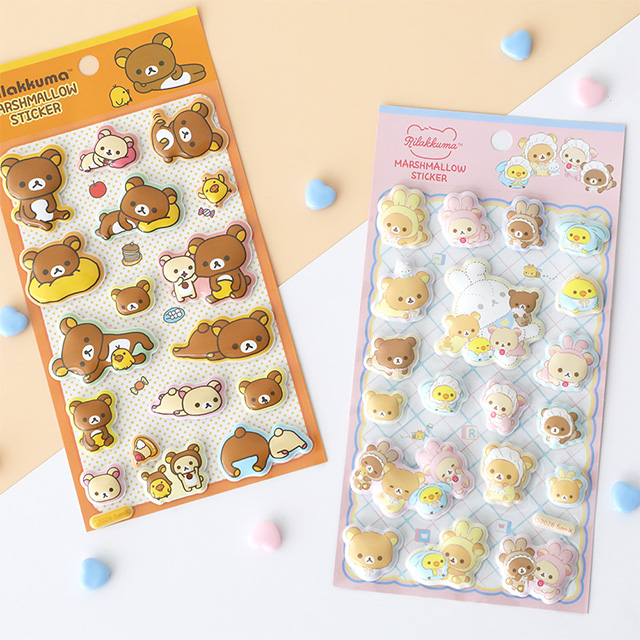 Rilakkuma Marshmallow Sticker