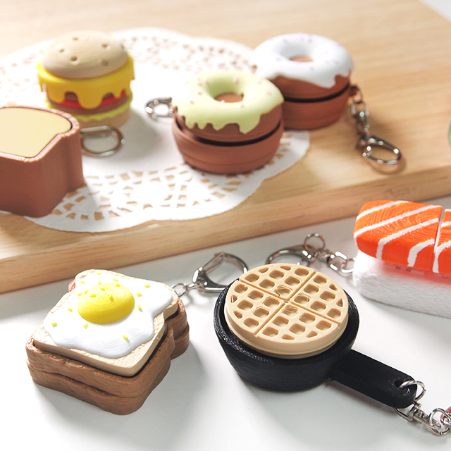 food clicker keyring