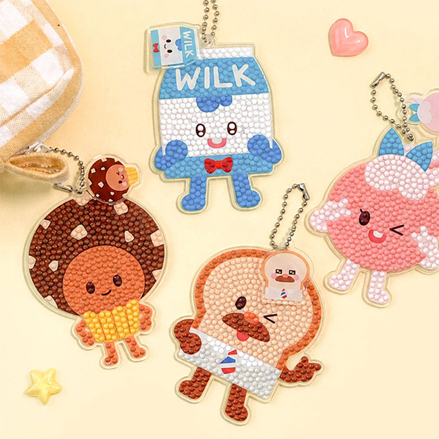 Bread Barbershop Random Keyring