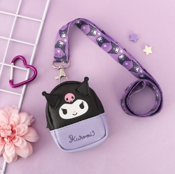 Kuromi Earphone Neck Pouch