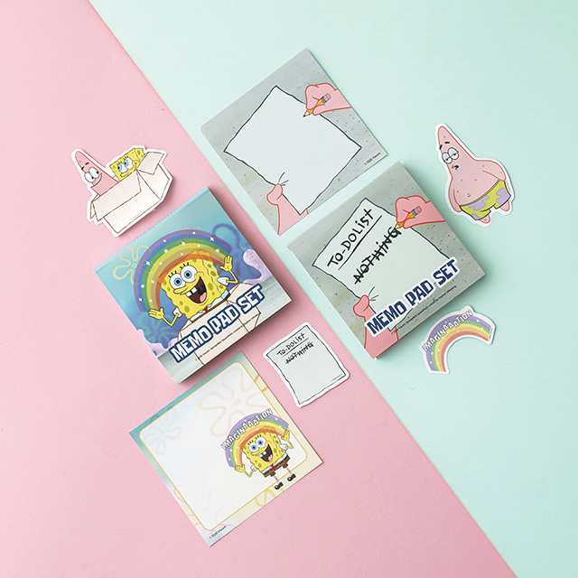 SpongeBob Memo Pad Set
