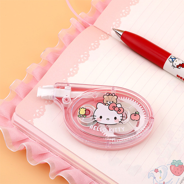 Sanrio Characters Simple Correction tape - Hello Kitty , Set of 12pcs