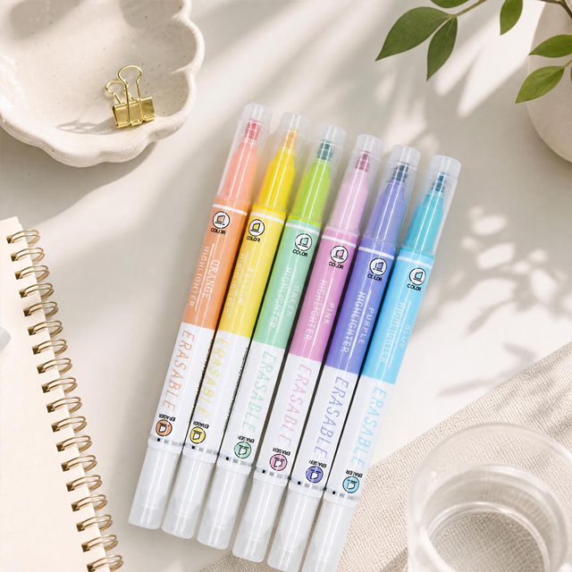 Erasable Dual Highlighter 3COLORS, Random