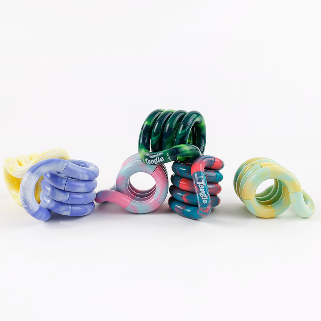 Tangle GEMS Fidget Toy_Marble, 1P Random